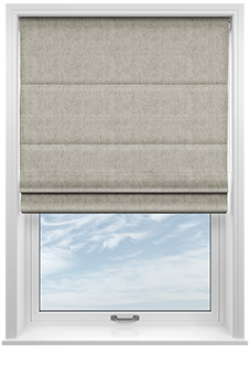Tarbert, Greige - Twist&Fit Roman Blind